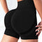 Women Yoga Shorts High Waist Workout Shorts Fitness Yoga Lift Butt Fitness Ladies Yoga Gym Running Short Pants Sportswear