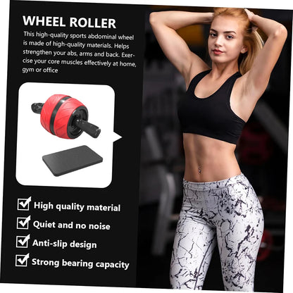 Rebound Ab Roller Healthy Belly Wheel with Knee Mat Abs Workout Equipment for Home Gym Fitness Strength Training